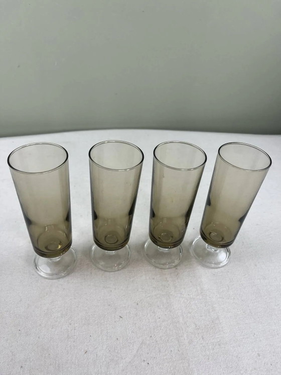 Flûte vintage in vetro fumé – Bicchieri e caraffe, Crystal, Glass (photo 3 of 7)