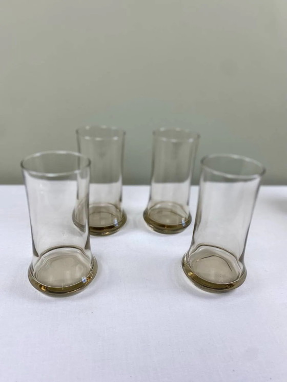 4 vasos de espejo ahumados – Vasos y jarras, Crystal, Glass, Vintage (photo 7 of 7)