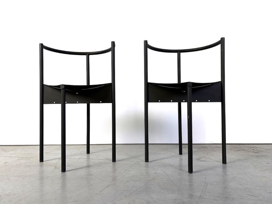 Pair of wendy Wright chairs by Philippe Starck, 1986 – Chairs and lounge chairs, Metal (photo 4 of 11)