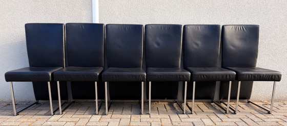 Image 1 of 6 Rolf Benz 7400 stoelen
