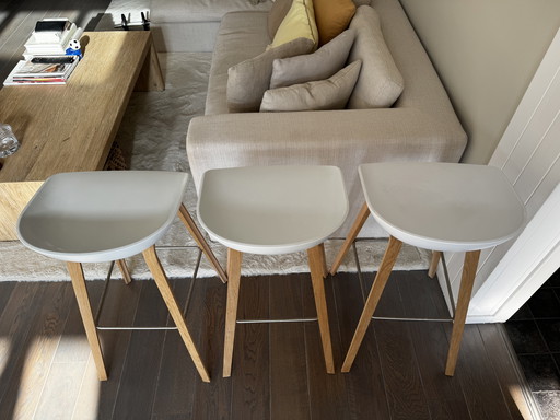 3 Barhocker HAY AAS32 H75cm