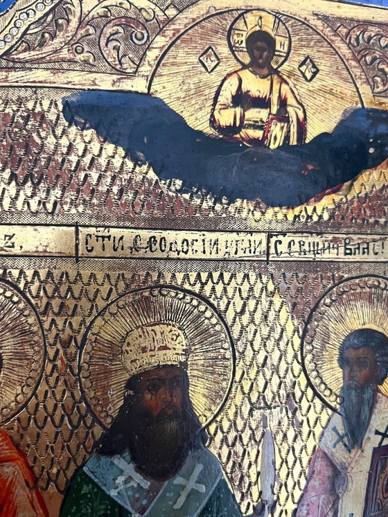 Image 1 of Icono ruso, siglo XIX.