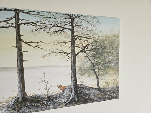 A piece of nature on canvas