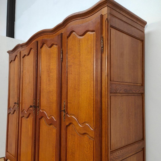 Armadio vintage smontabile, Legno, Metallo, Marrone, Klassiek (foto 5 di 8)