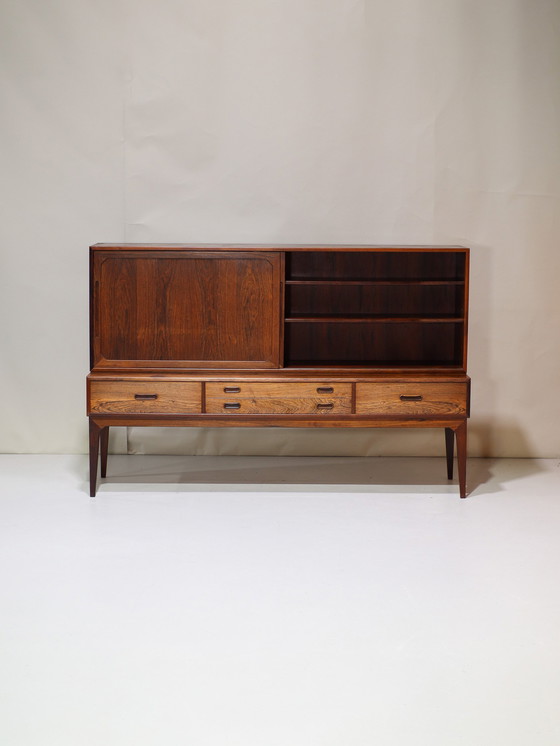 Image 1 of Highboard Kai Kristiansen 54 Rosewood Danish Sideboard