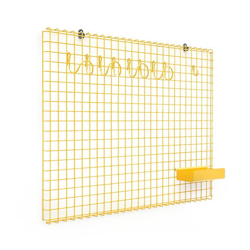 Grille équipée jaune "Binetta" par Boccato, Gigante, Zambusi pour Seccose, 1970