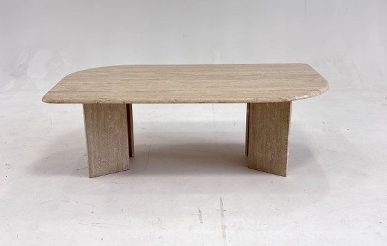 Image 1 of Travertine coffee table, 1980s