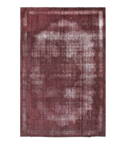 Oriental Hand-knotted Vintage Art Classic & Relief Design 353 x 233 cm Red Color