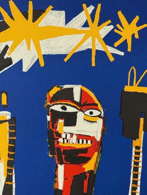 Image 1 of Jean-Michel Basquiat (after) - Welcoming Jeers - 1997