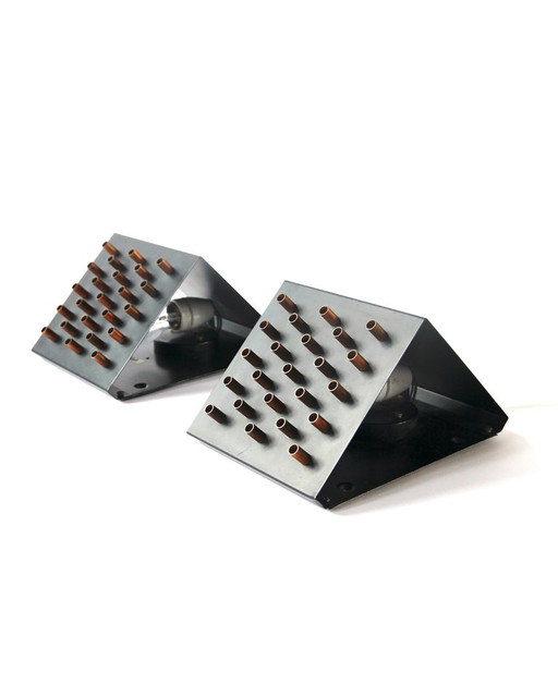 Paar RAAK „Clair Obscur“ Wandleuchten, 1962
