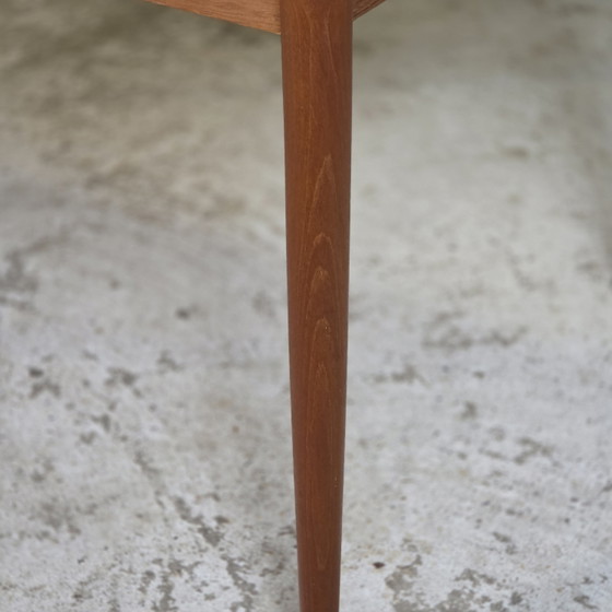 Image 1 of Vintage jaren 60 verlengbare Deense eettafel teak topstaat!