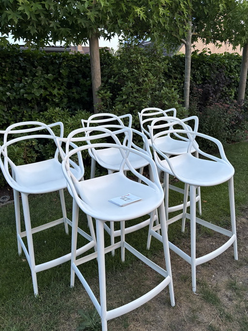 5 Master stools H65 Kartell  by Phlippe Starck