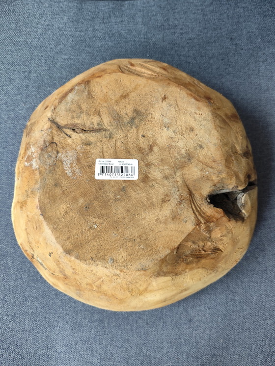 Image 1 of 🌿 Coupe en bois massif - teck, coupe en teck, décoration en bois