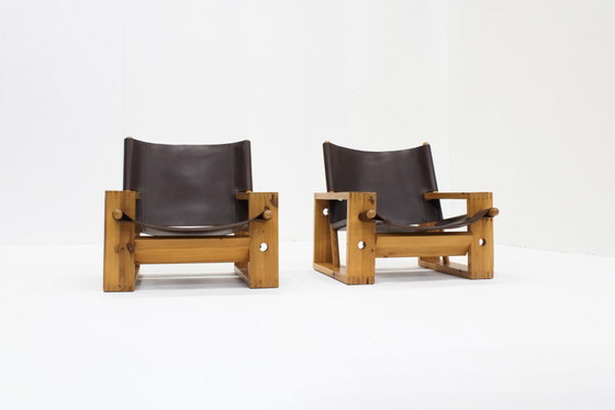 Image 1 of Fauteuils vintage Ate van Apeldoorn Houtwerk Hattem 1960