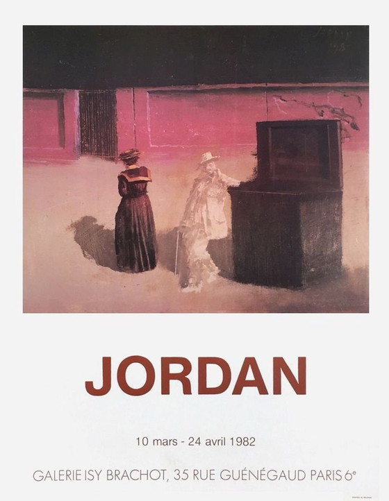 Image 1 of Vasilije JORDAN Expo 82 – Plakat der Galerie Isy Brachot 1982