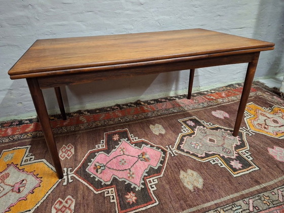 Image 1 of Grote eettafel van palissanderhout van Vemb Mobelfabrik voor 10 personen, Denemarken, jaren 60.