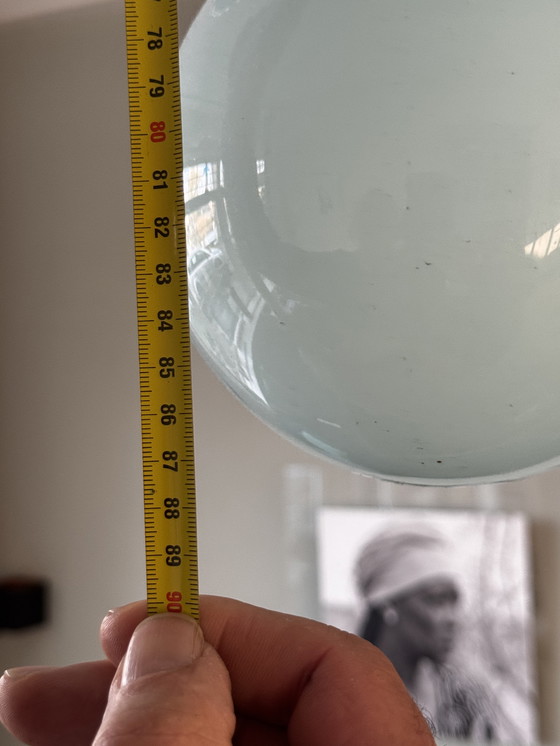 Image 1 of Corona art déco con cristal azul 