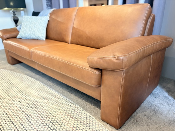 Canapé 3 places Crosta Cuir Cognac – Leather (photo 4 of 5)