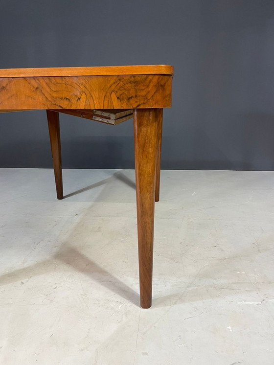 Image 1 of Extendable Dining Table by Jindřich Halabala, Czechoslovakia, 1950s