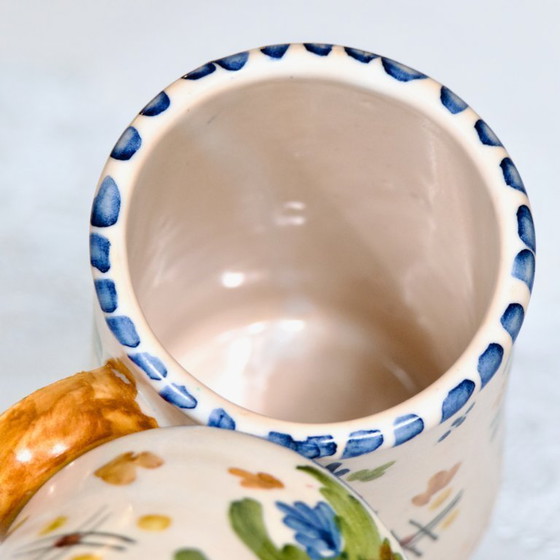 Image 1 of Large antique handcrafted service signed Talavera