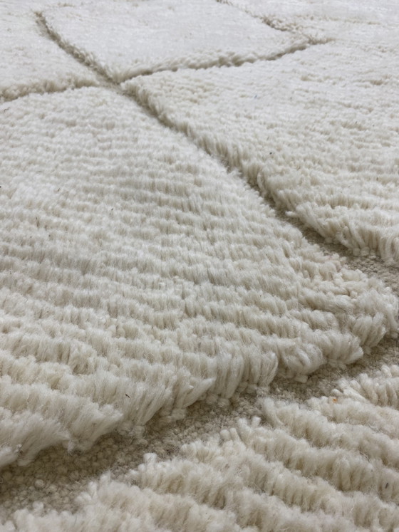 Tapis berbère en laine naturel décoré 180/250cm – Wool (photo 4 of 6)