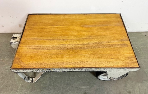 Image 1 of Carrello da caffè industriale grigio, anni '60