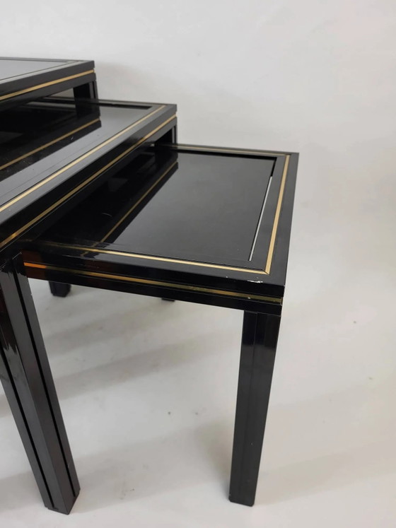 Tables d'appoint de Pierre Vandel 1970 – Crystal, Metal, Vintage (photo 6 of 10)