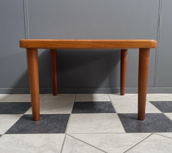 Image 1 of Table carrée en teck de Glostup, Danemark, années 1970