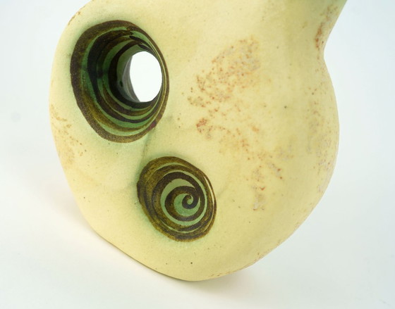 Image 1 of greek vintage VASE by nikos dazelidis, 1960s/70s, signed, sculptural form, space age