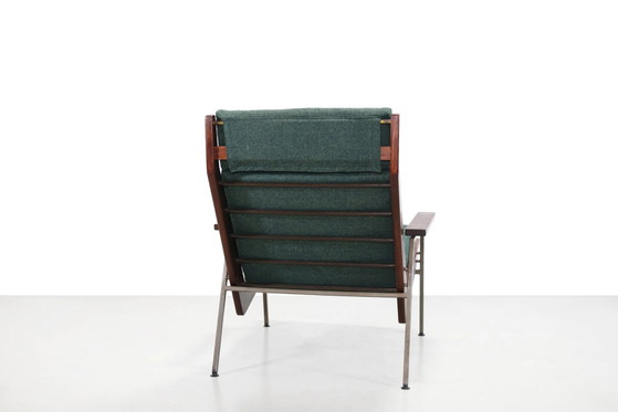 Teak Rob Parry Lotus armchair for Gelderland – Wool, Wood, Mid Century Modern (photo 4 of 6)