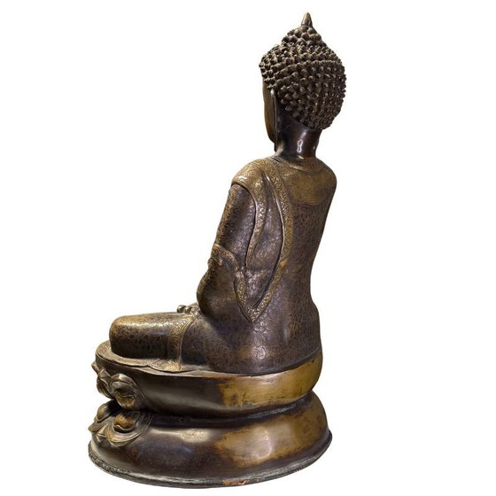 Shakyamuni Buddha - Qualità museale - 59cm molto unico – Sculture (photo 6 of 10)