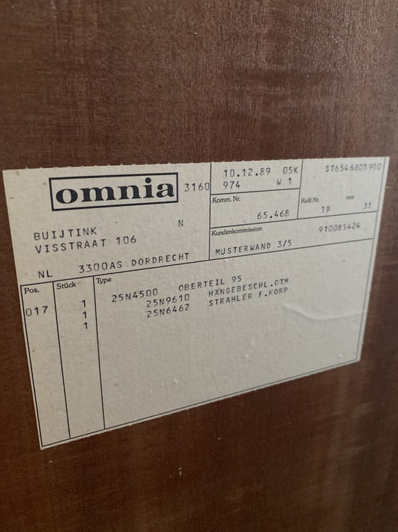 Image 1 of Original Omnia Musterwand Wall Unit