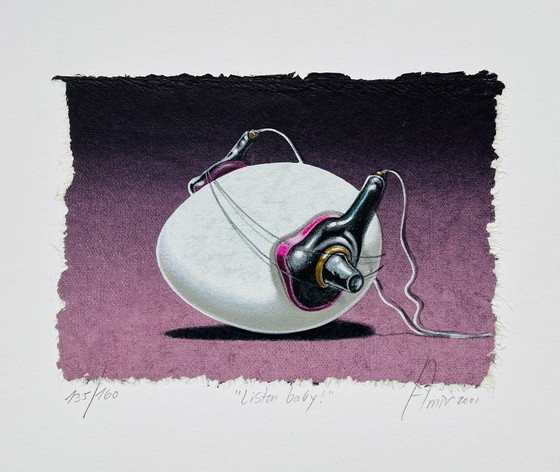 Image 1 of Screen print Sharon Amir - Listen baby