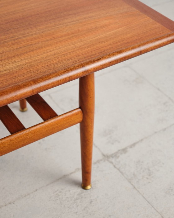 Danish Teak Wood Coffee Table by Grete Jalk, Mid-Century Design 1950s – Glostrup Møbelfabrik (photo 3 of 19)
