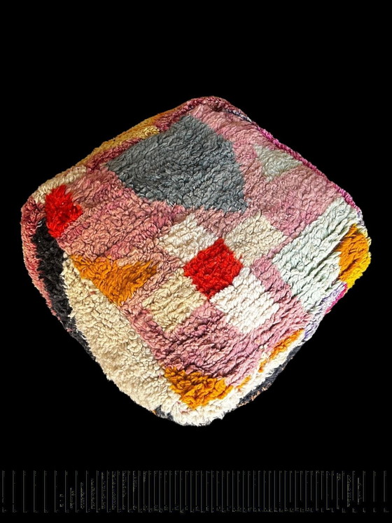 Image 1 of Moroccan rug flour cushion 60 x 60 x 22 cm 