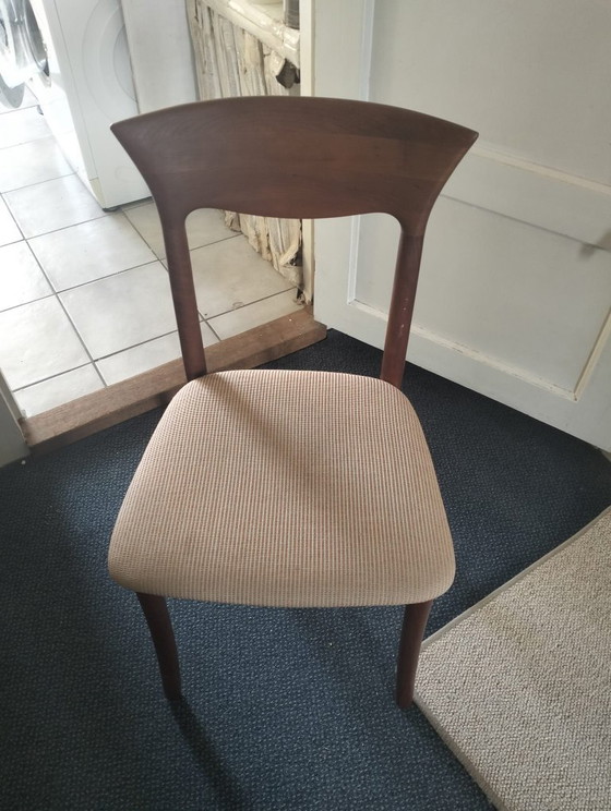 Image 1 of Juul Kristensen JK Denmark two (2) vintage upholstered dining chairs