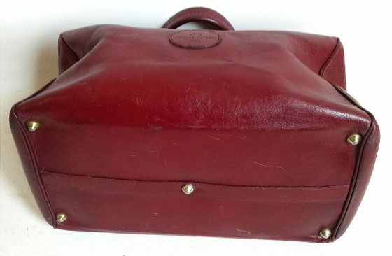 Borsa da viaggio Jacques Esterel Anni '70, Borse da viaggio, Pelle, Metallo, Rosso (foto 3 di 10)