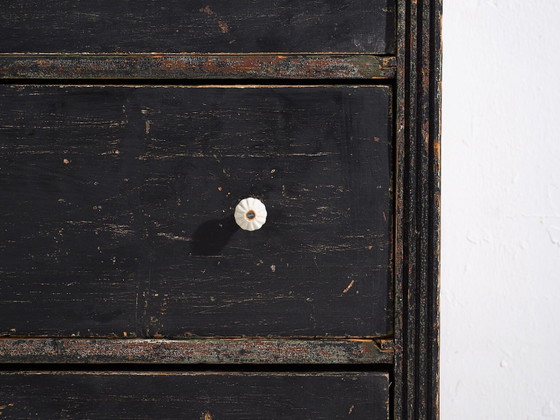 Antique chest of drawers with dark patina (c.1920) #58 (photo 39 of 40)