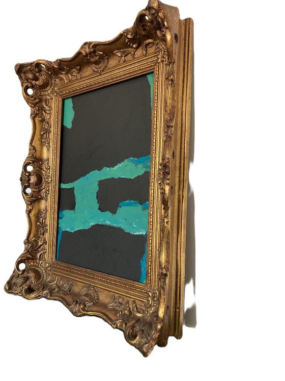 Contemporary artwork in an antique frame from the artist's studio – Paintings & Drawings, Wood, Gold (photo 2 of 8)