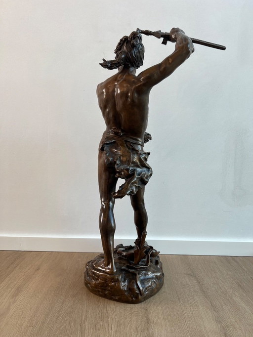 Bronze statue Vae Victis - Henri Gauquié