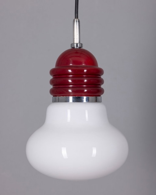 VINTAGE CHANDELIER FROM THE 1970S, ARIANNA MODEL, DESIGNED BY PIERO BROMBIN FOR ARTEMIDE