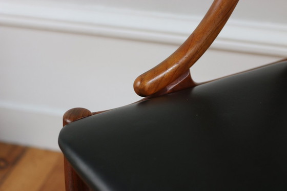 Image 1 of Sedia vintage scandinava in teak di Johannes Andersen, 1960