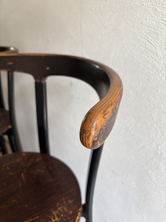 Image 1 of 1970 Spahn tabourets vintage 3 pièces