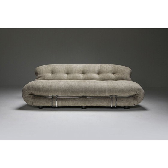 Image 1 of Vintage Soriana 2-Seat Sofa by Afra e Tobia Scarpa for Cassina 1970s