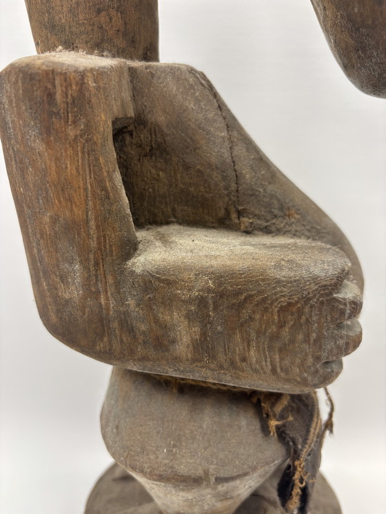 Image 1 of Estatua de Songye Nkisi – República Democrática del Congo – Auténtica pieza de arte tribal (60 cm)