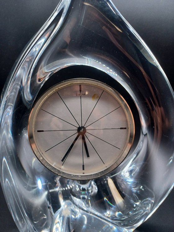 Image 1 of Horloge Pendule en cristal DAUM 