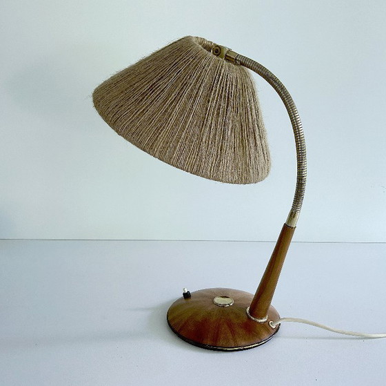 Image 1 of Lámpara de madera danesa de mediados de siglo