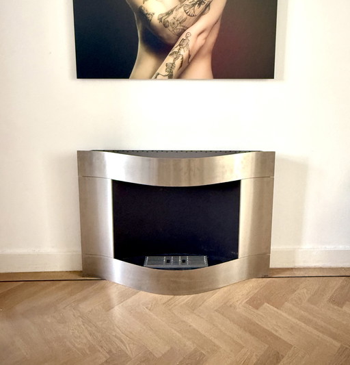 New Luxe Blomus Chimo Ethanol Fireplace 