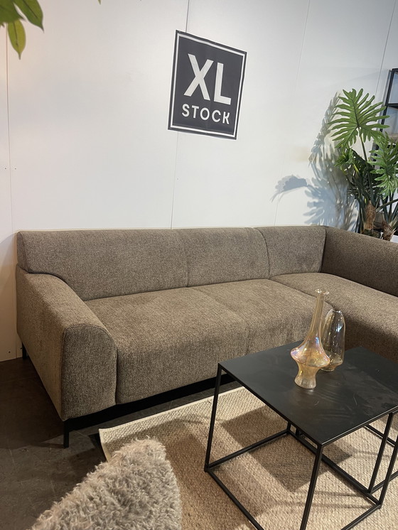 Image 1 of XL STOCK brown corner sofa