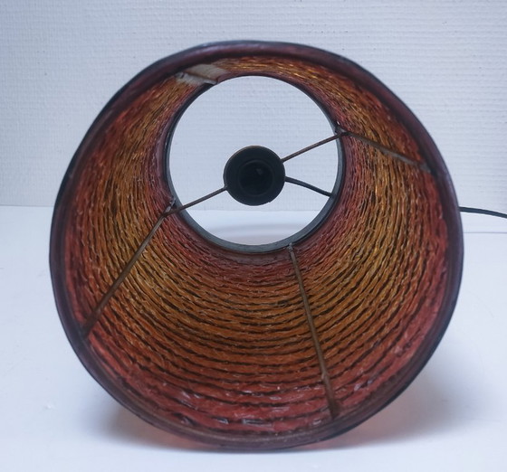 Image 1 of Lampe Harz Metall Zylinder 90er Jahre